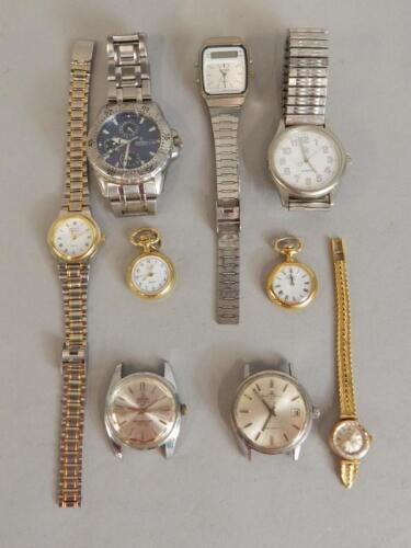 A Baume & Mercier wristwatch and other watches