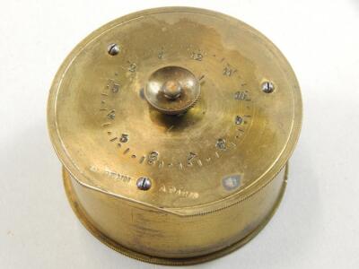 A brass alarm clock - 2