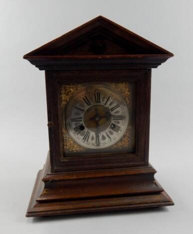 A late 19thC German mantel clock