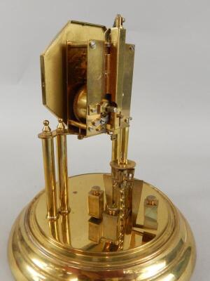 A brass anniversary type clock - 3