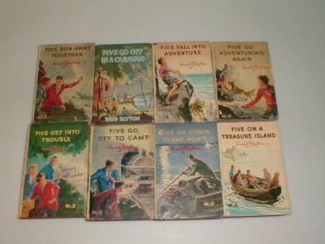 8 Famous Five reprints (1949-52) all in complete dw (8)