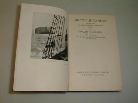 Shacketon: Artic Journeys 1937 1st edition