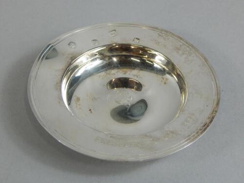 A modern silver Armada type dish