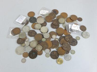 A large quantity of British and foreign coinage