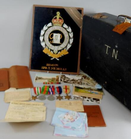 A collection of second World War memorabilia