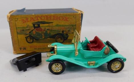 A Matchbox Maxwell Roadster Y-14