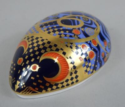 A Royal Crown Derby porcelain computer mouse