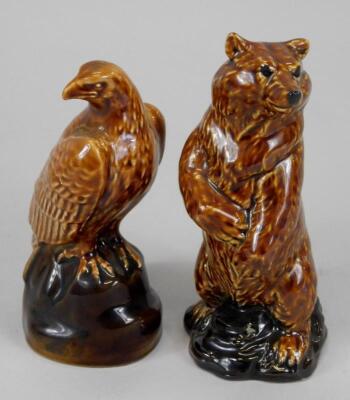 Two Beswick Beneagle Scotch Whisky decanters