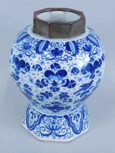 A 19thC Delft vase