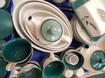 A large quantity of Denby Greenwheat pattern stoneware - 6