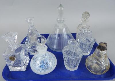 Various scent bottles