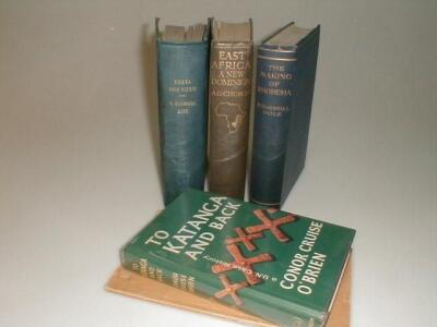 3 Books on Kenya/Rhodesia 1920s all 1st editions and 2 other African books (5)