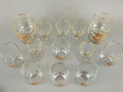 A suite of 20thC table glass - 2