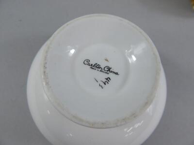 A Carlton china part tea service - 2