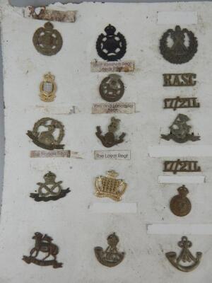 A collection of cap badges - 2