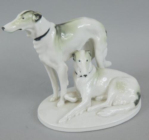 A Pfeffer porcelain figure group