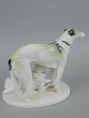 A Pfeffer porcelain figure group - 2