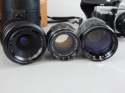 A Praktica Super TL1000 camera and various lens - 3