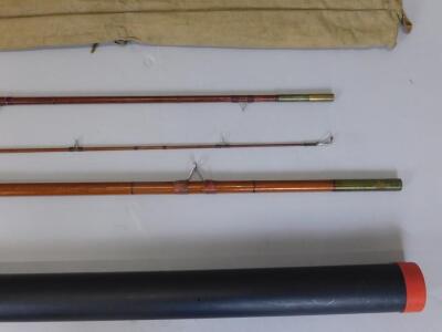 A three piece fibre glass fishing rod - 4