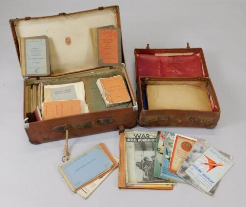 A large quantity of aircraft related ephemera