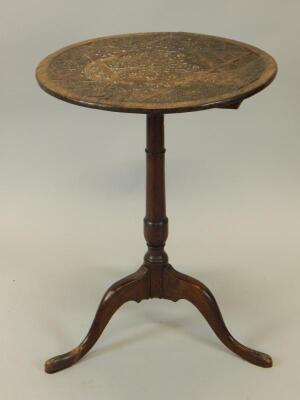 A Victorian oak occasional table