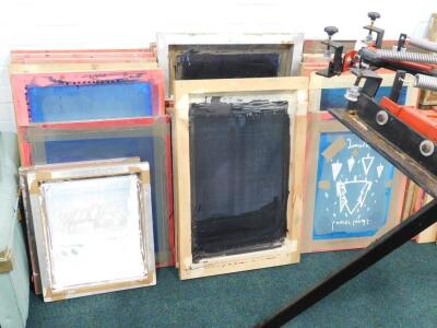 A Custom Carousels screen printing machine - 3