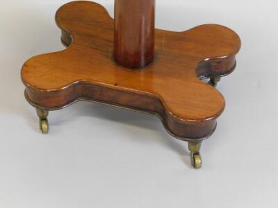 A Continental walnut occasional table - 3