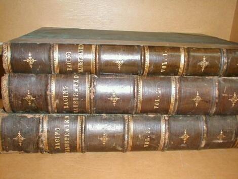 Racing Illustrated, vols 1-3, 1895-6, leather