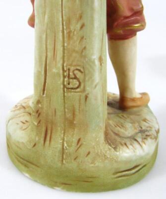 An early 20thC Royal Dux figure - 3