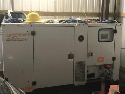 A Genpac Power Master GQ50P diesel generator.