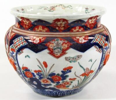 A late 19thC Imari pattern jardiniere - 3