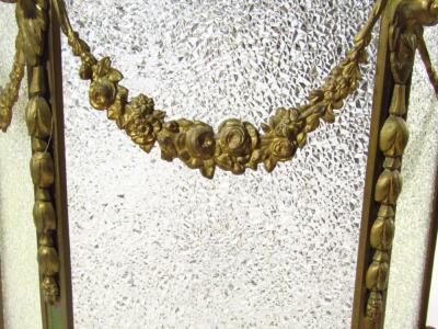 A Victorian style brass hanging lantern - 3