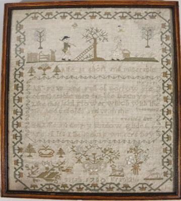 A George III pictorial and motto sampler