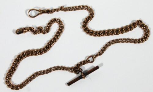 A belcher graduated Albert watch chain