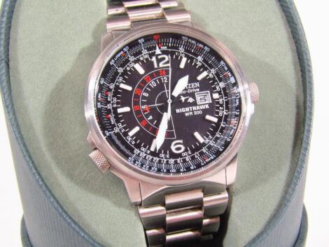 A modern Citizen Eco-Drive gentleman's wristwatch