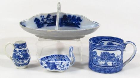 Various miniature Pearlware items