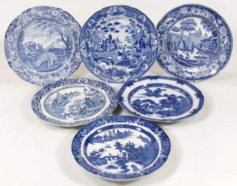 Various early 19thC and later Pearlware