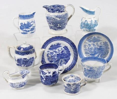 Various 19thC and later Pearlware pottery