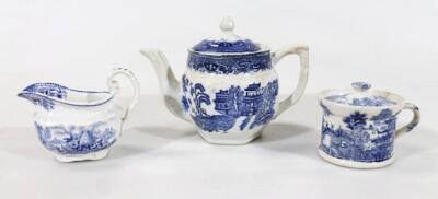 Various 19thC and later Pearlware pottery - 4