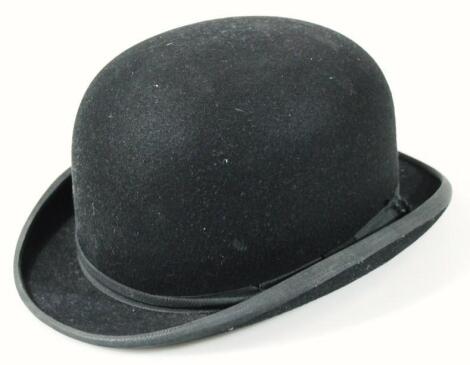 An early to mid 20thC Christy's gentleman's bowler hat