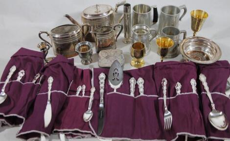 Various silver plate