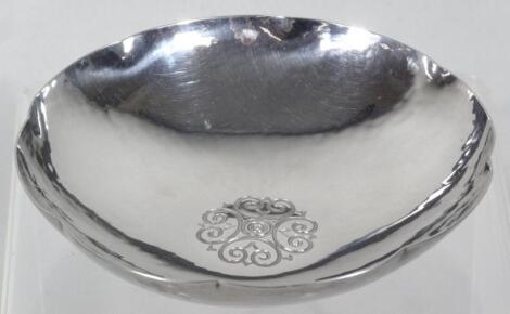 A Keswick School of Industrial Arts florally shaped dish