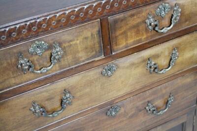 A late 19thC/early 20thC mahogany compactum chest - 2