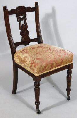 A late Victorian mahogany D-end washstand - 3