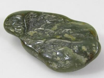 A 20thC Chinese green jade carving - 2