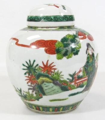 A Chinese porcelain Kangxi style ginger jar - 2