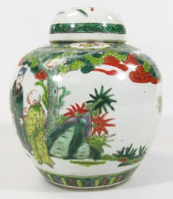 A Chinese porcelain Kangxi style ginger jar - 4