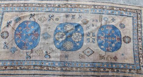 A 19thC Middle Eastern carpet runner