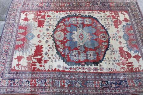 A Middle Eastern rug