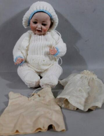 An early 20thC Kestner bisque headed child's doll